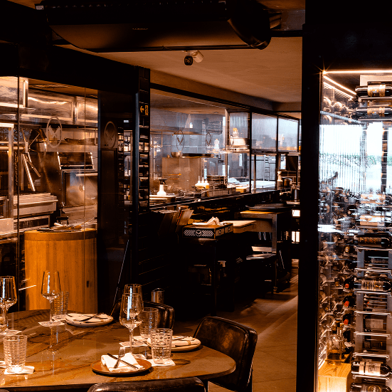 Interior do restaurante Osso