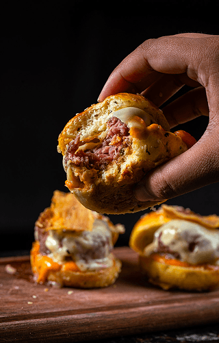 Delicious food presentation